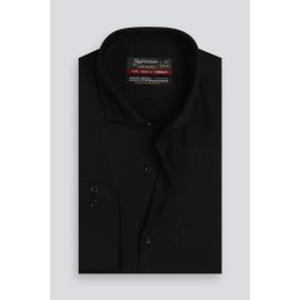 Black Plain Formal Shirt