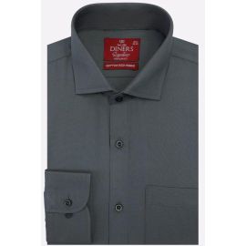 Charcoal Plain Formal Shirt