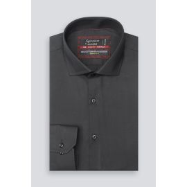 Black Plain Formal Shirt