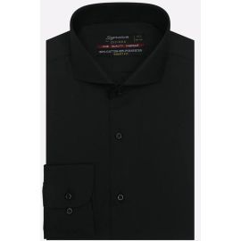 Black Plain Formal Shirt