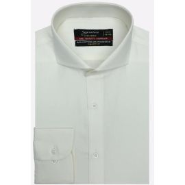 Off White Plain Formal Shirt