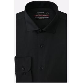 Black Plain Formal Shirt