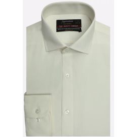 Off White Plain Formal Shirt