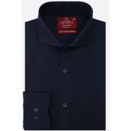 Navy Plain Formal Shirt