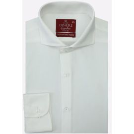 Off White Plain Formal Shirt