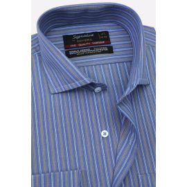 Blue Multi Stripes Formal Shirt