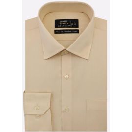 Cream Plain Formal Shirt