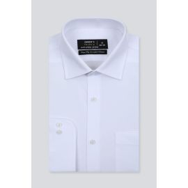White Plain Formal Men Shirt