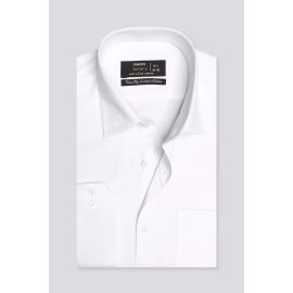 White Self Dobby Formal Shirt