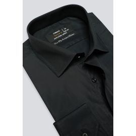 Black Plain Formal Shirt