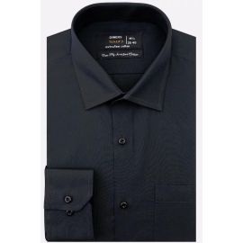 Black Plain Formal Shirt