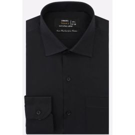 Black Plain Formal Shirt