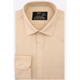Fawn Self Textured Formal Shirt