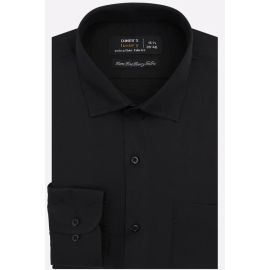 Black Self Twill Formal Shirt
