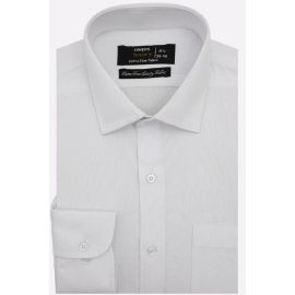 White Dobby Formal Shirt