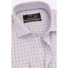 Multicolor Windowpane Check Formal Shirt