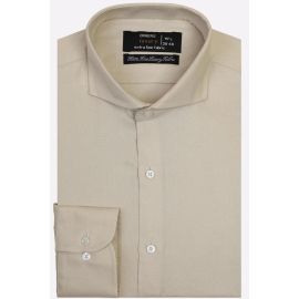 Cream Dobby Formal Shirt