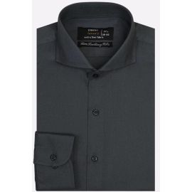 Dark Grey Dobby Formal Shirt