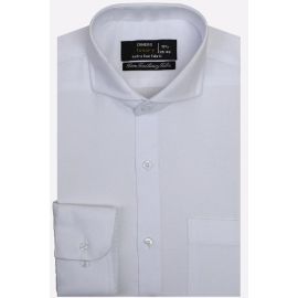 White Dobby Formal Shirt