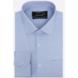 Sky Blue Self Formal Shirt