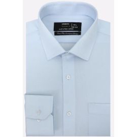 Sky Blue Self Formal Shirt