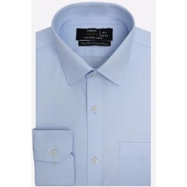 Sky Blue Self Twill Formal Shirt