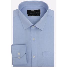 Sky Blue Self Twill Formal Shirt