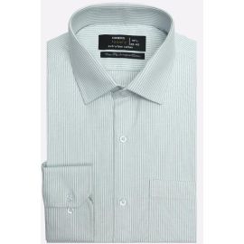 Green Pinstripe Formal Shirt