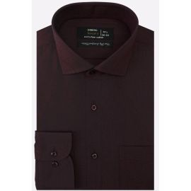 Maroon Plain Formal Shirt
