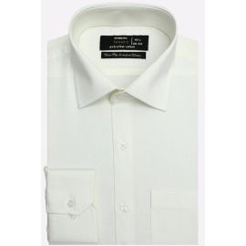 White Self Formal Shirt