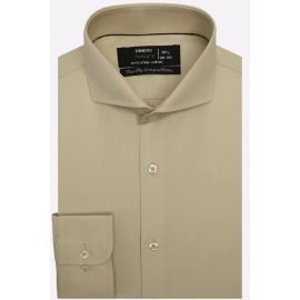 Fawn Plain Formal Shirt