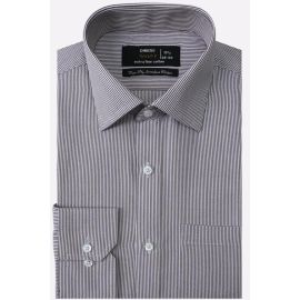 Brown Candy Stripes Formal Shirt