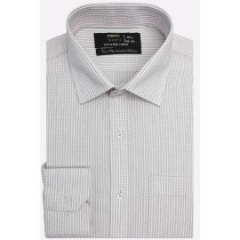 Red Formal Micro Check Shirt