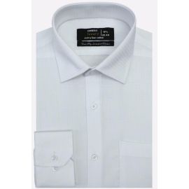 White Self Formal Shirt