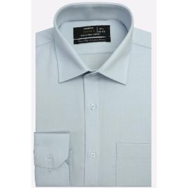 Sky Blue Self Formal Shirt