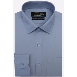 Blue Plain Formal Shirt