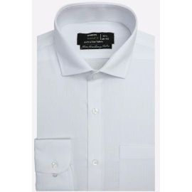 White Self Formal Shirt
