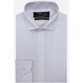 L-Blue Self Formal Shirt
