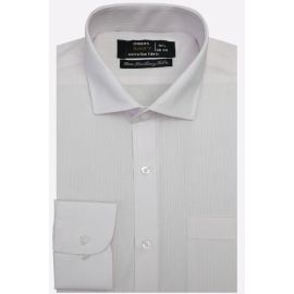 Light Purple Self Stripes Formal Shirt