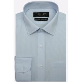 Sky Blue Self Stripes Formal Shirt