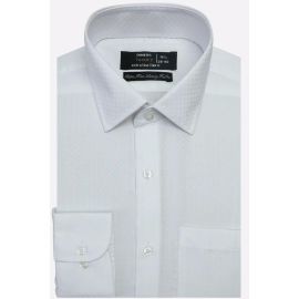 White Self Formal Shirt