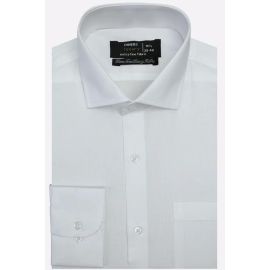 White Self Formal Shirt