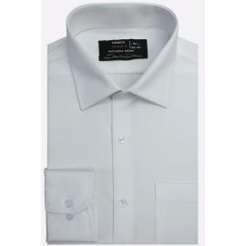 White Self Formal Shirt