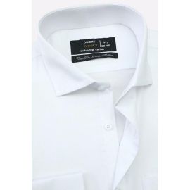 White Oxford Textured Formal Shirt