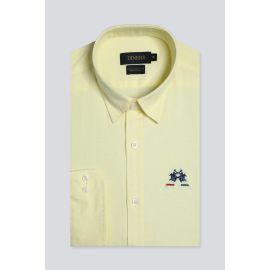 Yellow Plain Casual Shirt