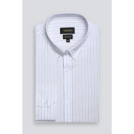 Blue Pinstripe Casual Shirt
