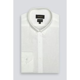 White Plain Casual Shirt