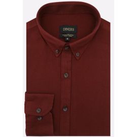 Maroon Plain Casual Shirt