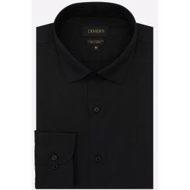 Black Plain Casual Shirt