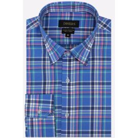 Multicolor Glen Plaid Check Casual Shirt